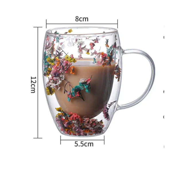 Loversa™  Çiçekli Bardak